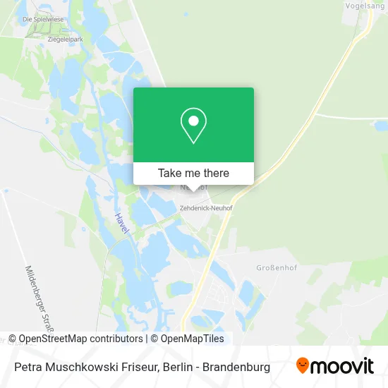 Petra Muschkowski Friseur map