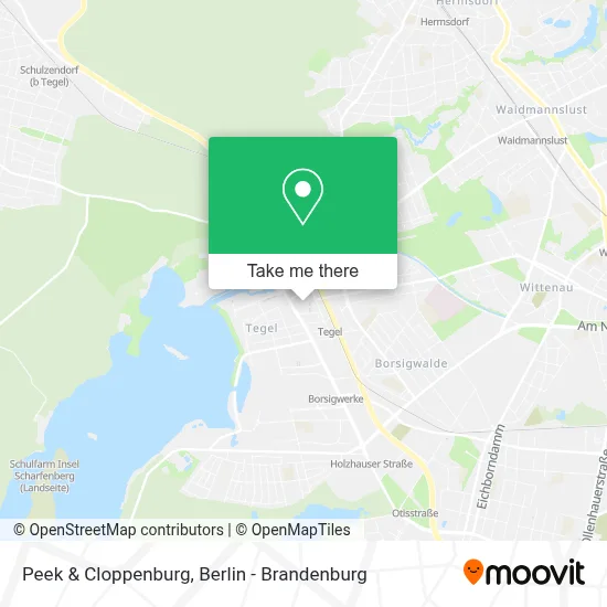 Peek & Cloppenburg map