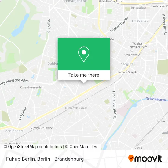 Fuhub Berlin map