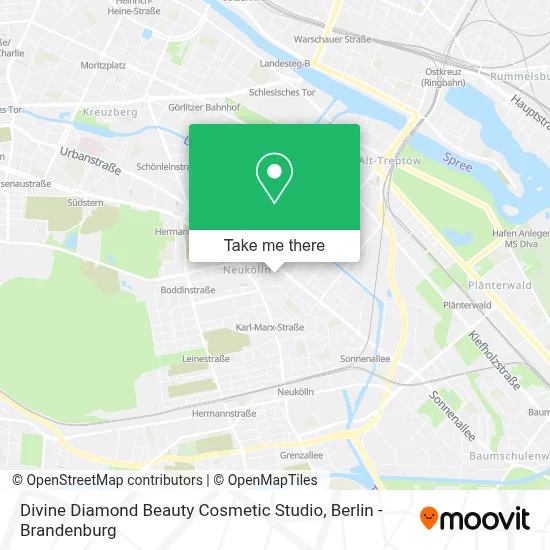 Divine Diamond Beauty Cosmetic Studio map