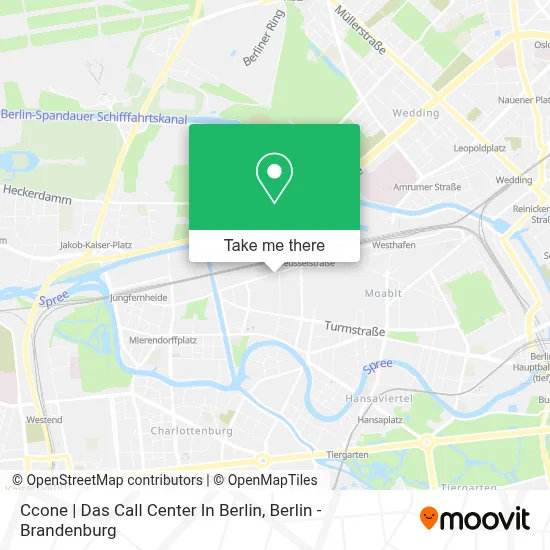 Ccone | Das Call Center In Berlin map
