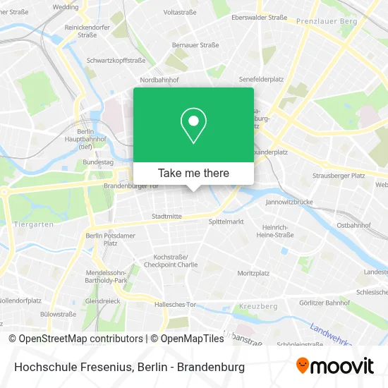 Hochschule Fresenius map