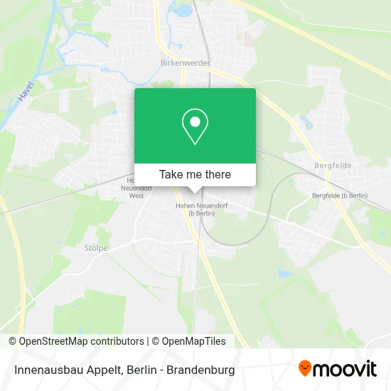 Innenausbau Appelt map