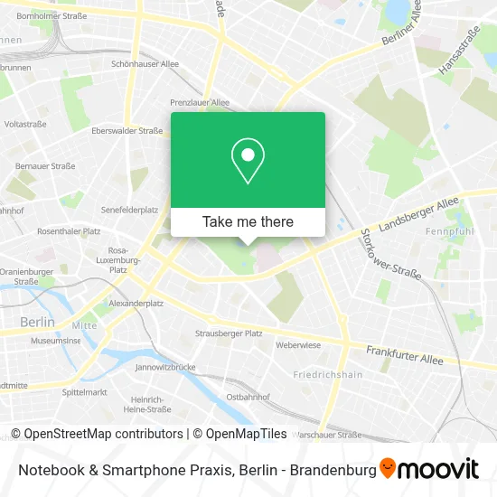 Notebook & Smartphone Praxis map
