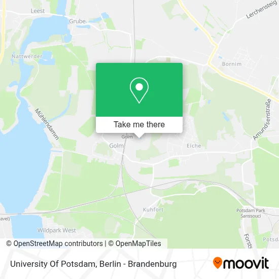University Of Potsdam map