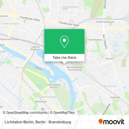 Lichtlabor-Berlin map