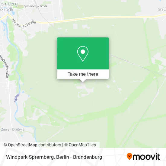 Windpark Spremberg map