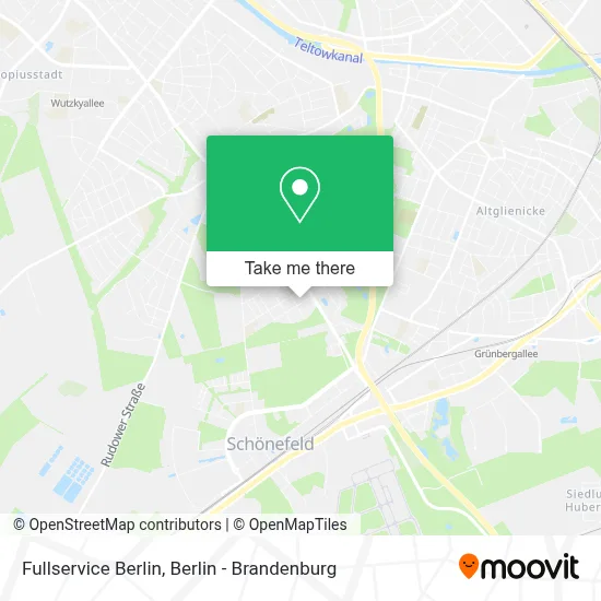 Fullservice Berlin map