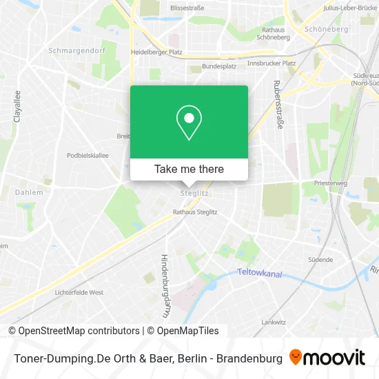 Toner-Dumping.De Orth & Baer map