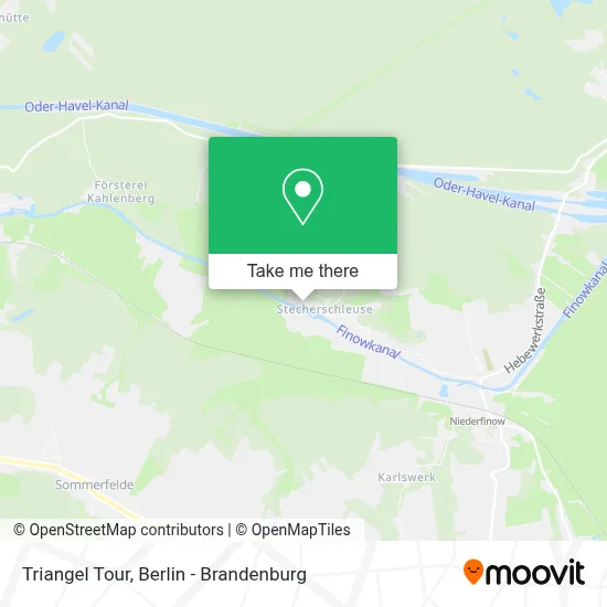 Triangel Tour map
