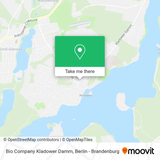 Bio Company Kladower Damm map
