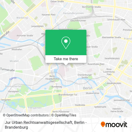 Jur Urban Rechtsanwaltsgesellschaft map