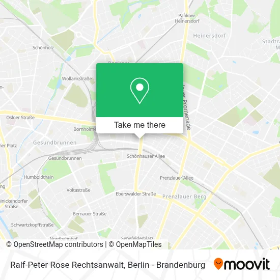 Ralf-Peter Rose Rechtsanwalt map
