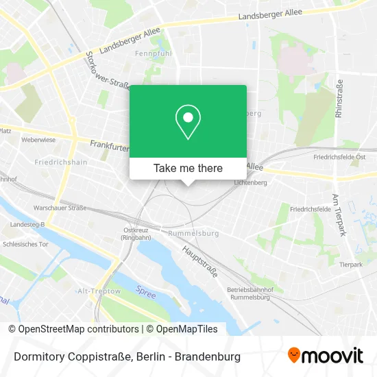Dormitory Coppistraße map