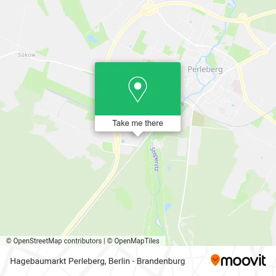 Hagebaumarkt Perleberg map