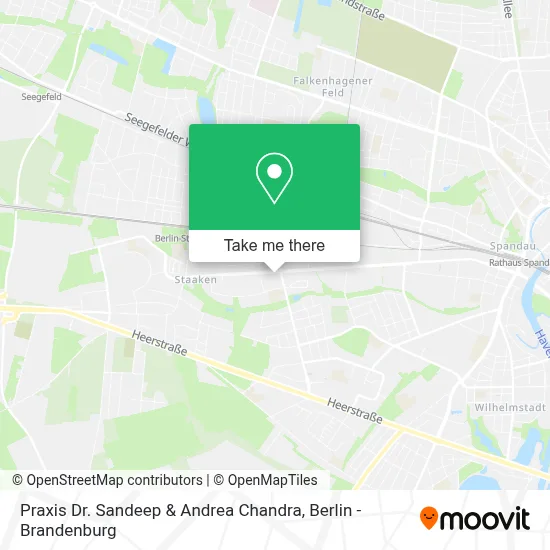 Praxis Dr. Sandeep & Andrea Chandra map