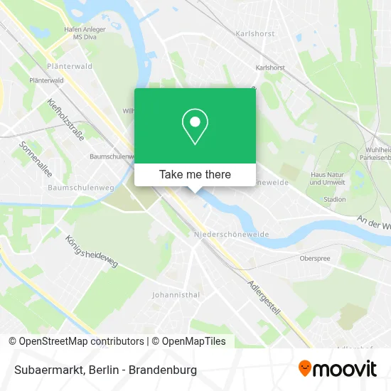 Subaermarkt map
