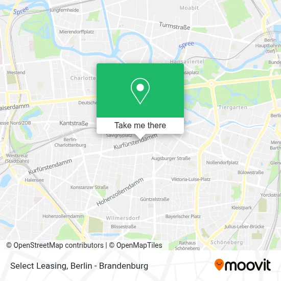Select Leasing map