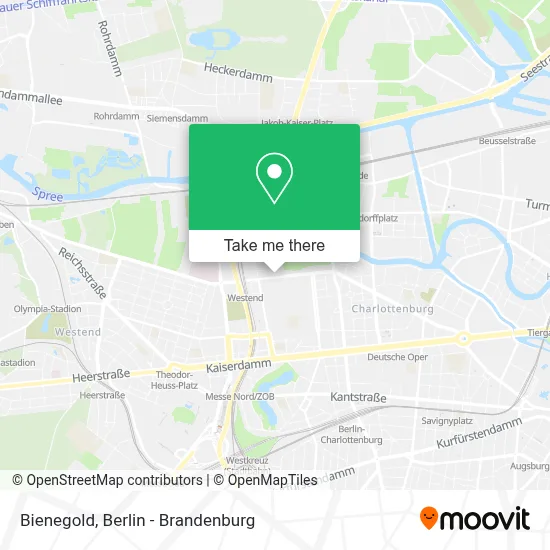 Bienegold map
