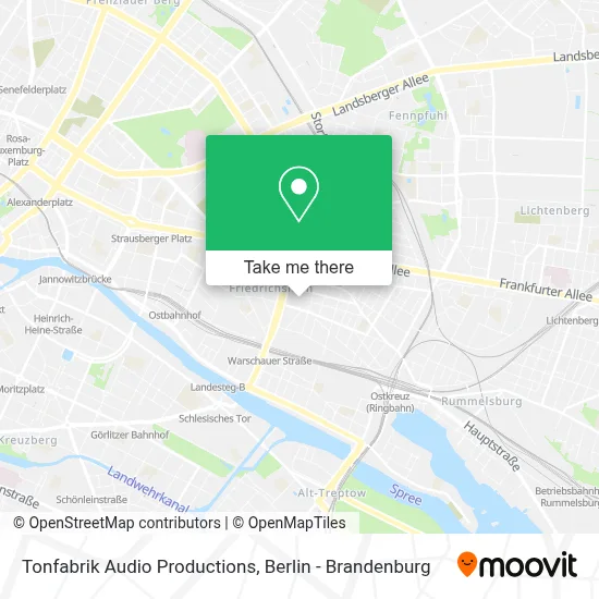 Tonfabrik Audio Productions map