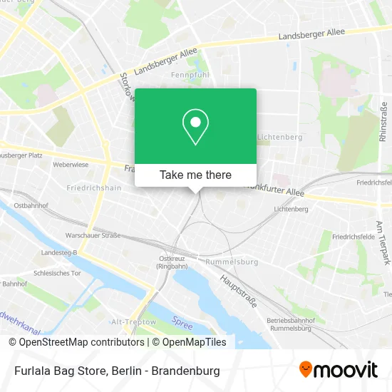 Furlala Bag Store map