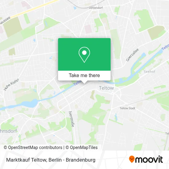 Marktkauf Teltow map