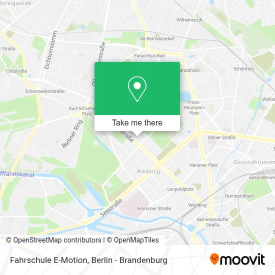 Fahrschule E-Motion map