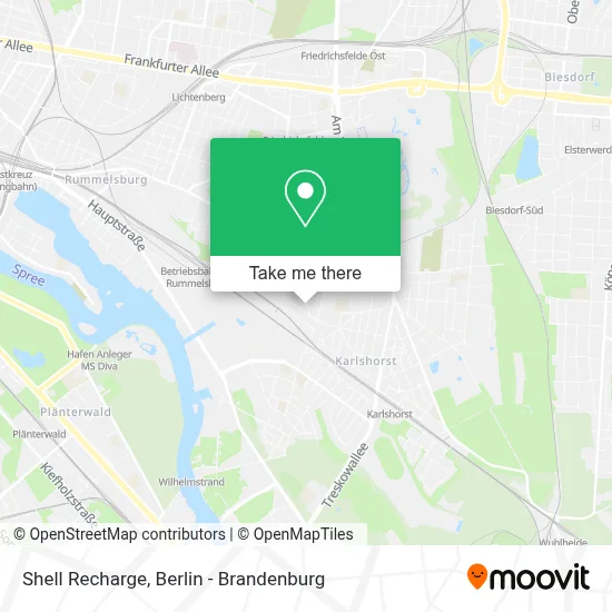 Shell Recharge map