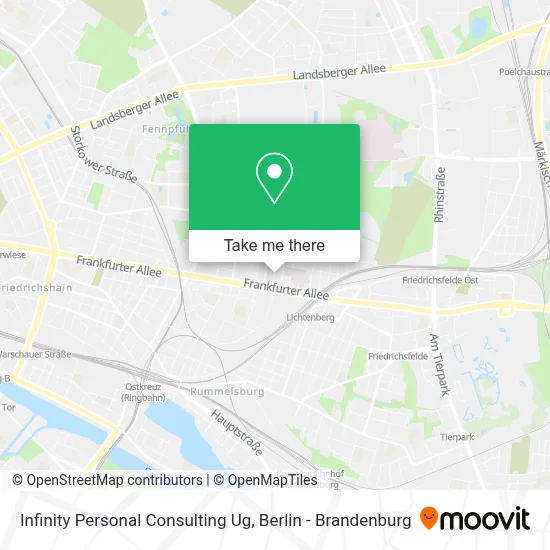 Infinity Personal Consulting Ug map