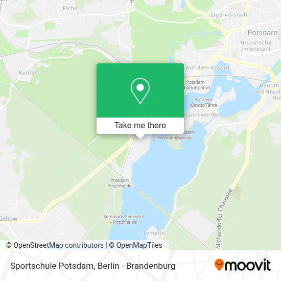 Sportschule Potsdam map