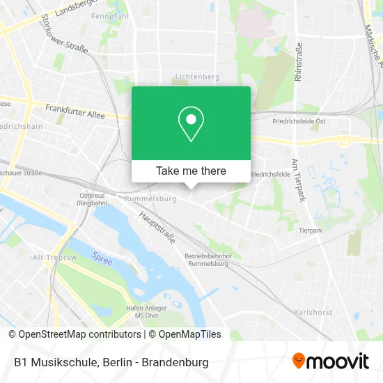 B1 Musikschule map