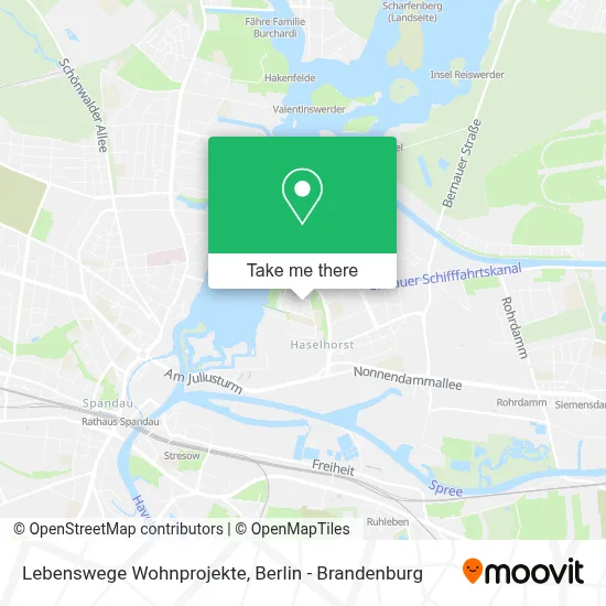 Lebenswege Wohnprojekte map