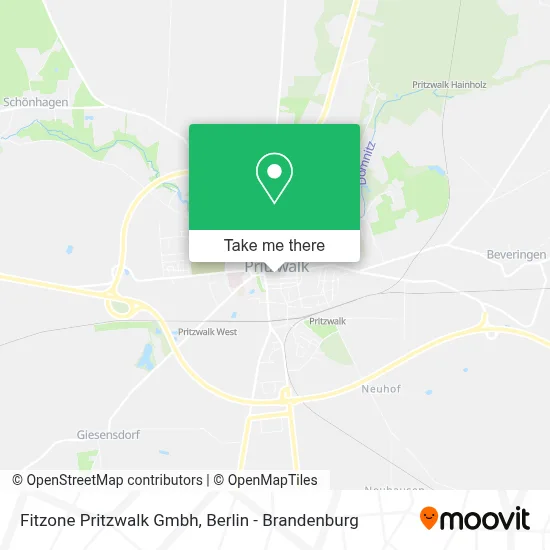 Fitzone Pritzwalk Gmbh map