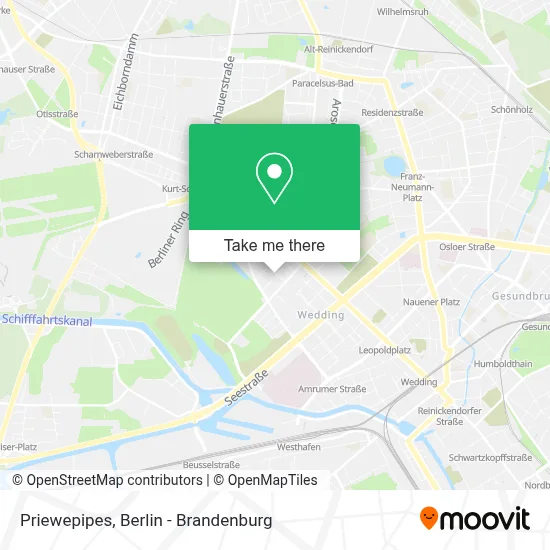 Priewepipes map