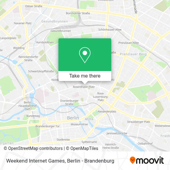 Weekend Internet Games map