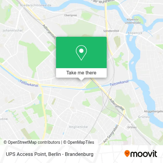 Ups Access Point map