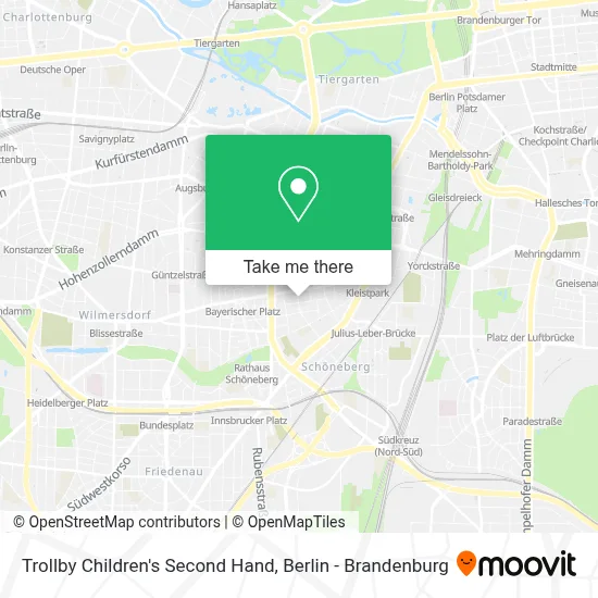 Trollby Children's Second Hand map