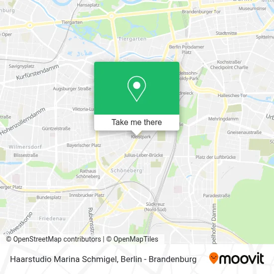 Haarstudio Marina Schmigel map