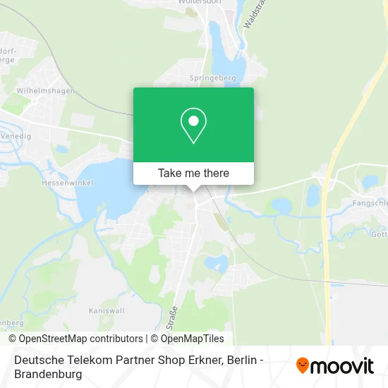Deutsche Telekom Partner Shop Erkner map