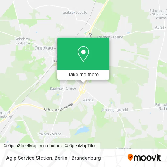 Agip Service Station map