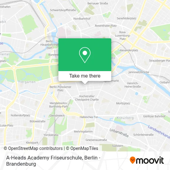 A-Heads Academy Friseurschule map