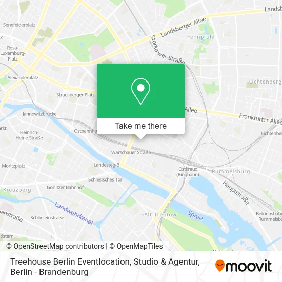 Treehouse Berlin Eventlocation, Studio & Agentur map