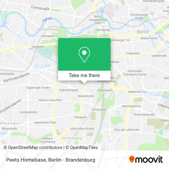 Peets Homebase map