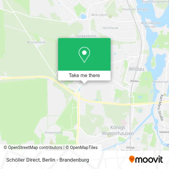 Schöller Direct map
