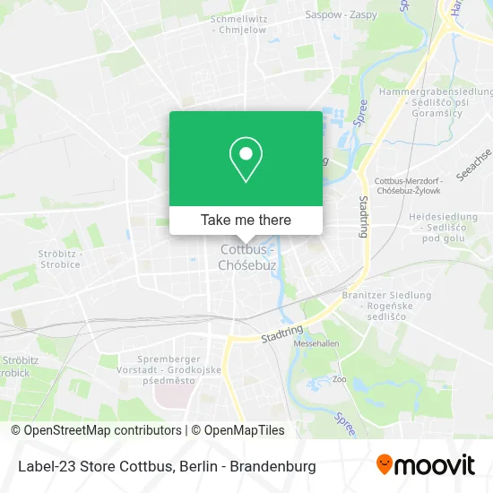 Label-23 Store Cottbus map