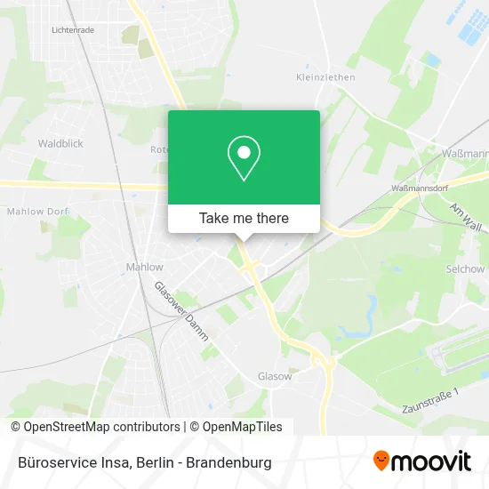 Büroservice Insa map