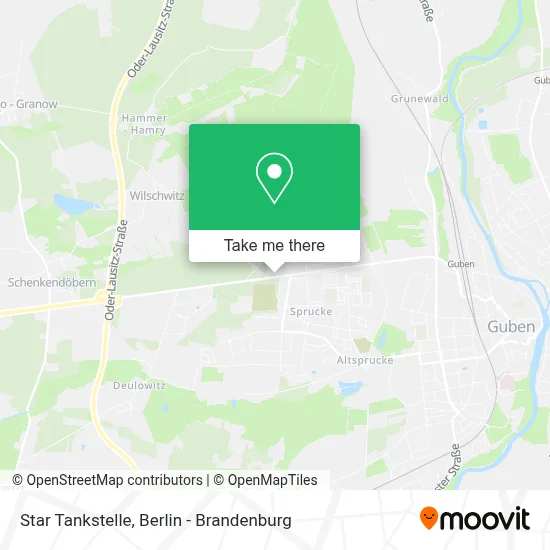 Star Tankstelle map