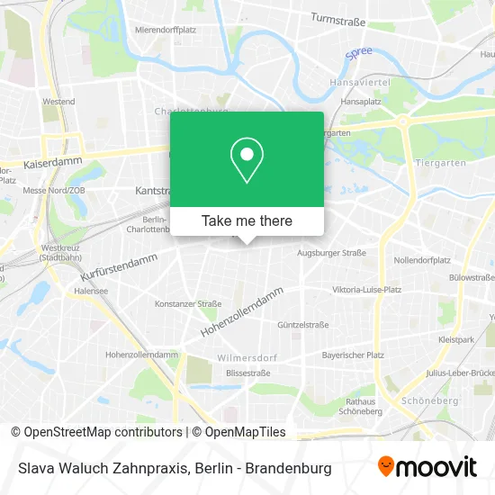 Slava Waluch Zahnpraxis map