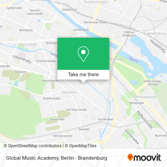 Global Music Academy map