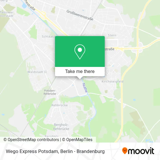 Wego Express Potsdam map